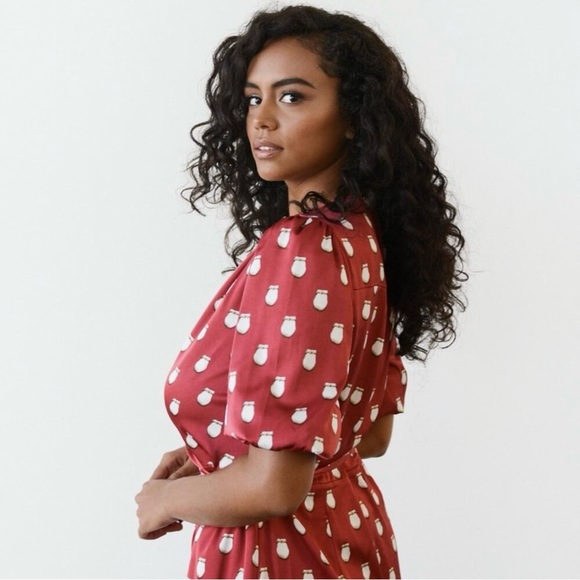 B Yellowtail “Elk Tooth Wrap Dress” - Picture 2 of 6